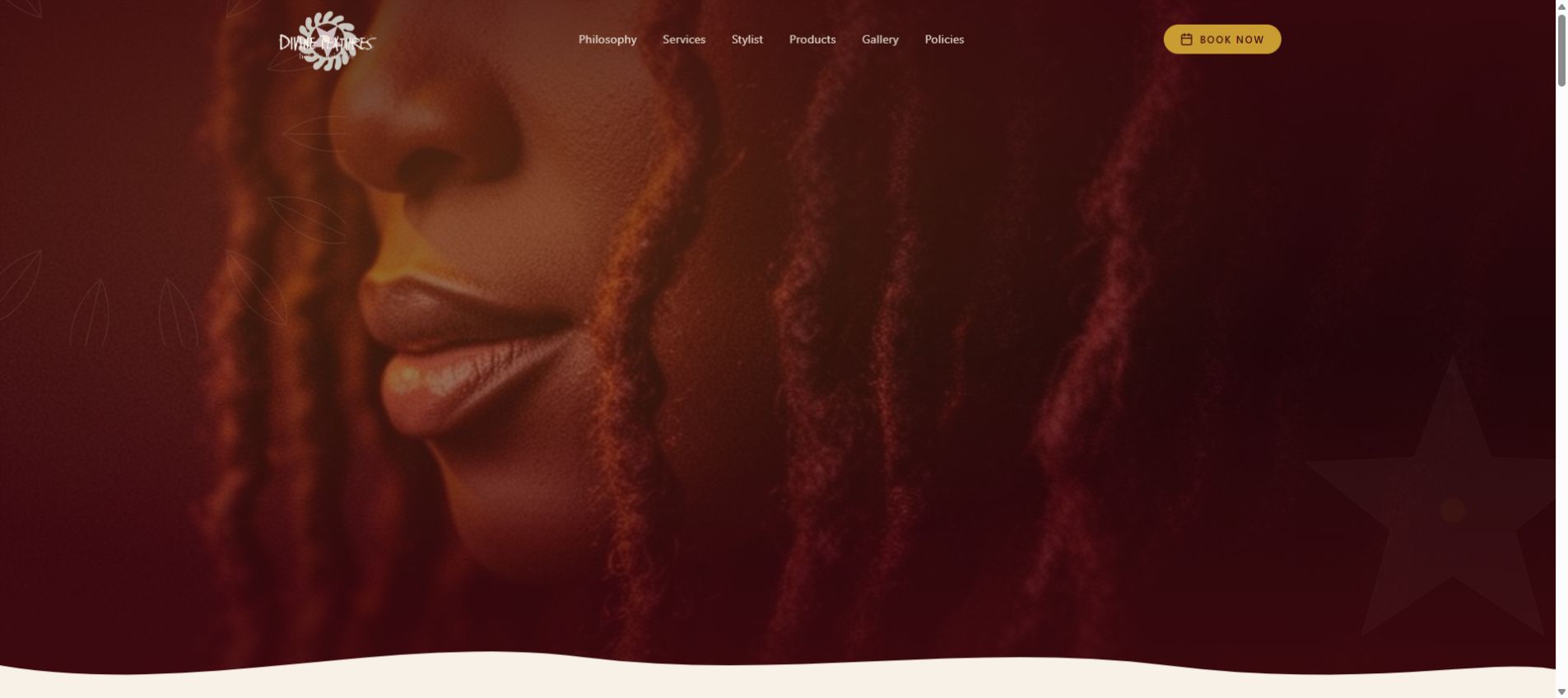 Divine Textures website preview